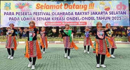 Wakil Wali Kota Jaksel Targetkan Juara Umum Senam Kreasi Ondel-ondel FOR 2025