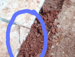 Cover U Ditch Rusak Dipasang, Konsultan Supervisi Kemana?