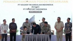 Freeport & Stania Tandatangani Heads of Agreement Jual Beli Perak dan Timbal