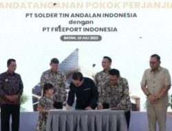 Freeport & Stania Tandatangani Heads of Agreement Jual Beli Perak dan Timbal