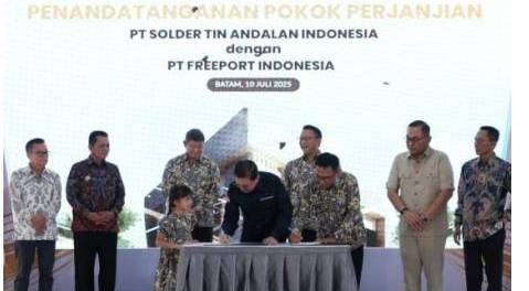 Freeport & Stania Tandatangani Heads of Agreement Jual Beli Perak dan Timbal