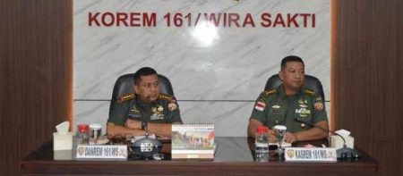 Danrem Hendro Cahyono Perkenalkan Diri Sebagai Pejabat Baru KOREM 161/Wira Sakti