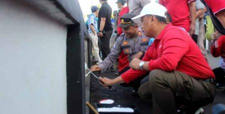 Jadi Kawasan Heritage, Wali Kota Depok Cat Ulang Jembatan Panus