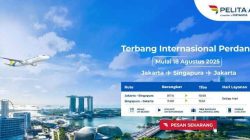 Pelita Air Akan Luncurkan Rute Internasional Perdana