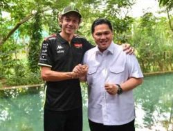 Jelang MotoGP, Menpora Erick Tohir Jamu Legenda Balap Motor Valentino Rossi