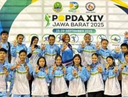 Raih Banyak Emas, Forki Depok Juara Umum POPDA Jabar 2025