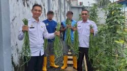 Wujudkan Ketahan Pangan, Rutan Kelas IIB Marahaban Panen Kacang Panjang