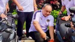 Bapas Kelas I Bandung Gelar Ganti Oli Gratis Ratusan Pengemudi Ojol