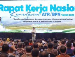 Menteri Nusron Tegaskan 3 Agenda Penting Dalam Rakernas ATR/BPN 2025