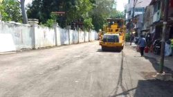 Sudin Bina Marga Jakpus Perbaiki Jalan Karet Pasar Baru Barat