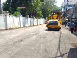 Sudin Bina Marga Jakpus Perbaiki Jalan Karet Pasar Baru Barat